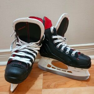Bauer Black and Red Ice Hockey Skates